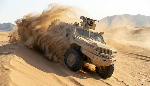 LAMV in desert dunes